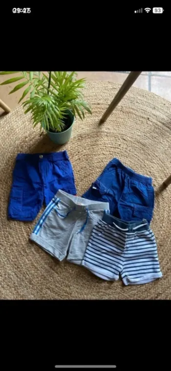 Shorts bébé garçon 12 mois