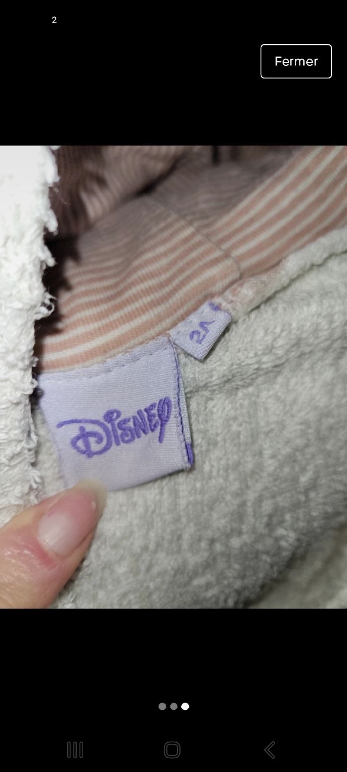 Peignoir fille disney winni l ourson 2 ans - photo numéro 3
