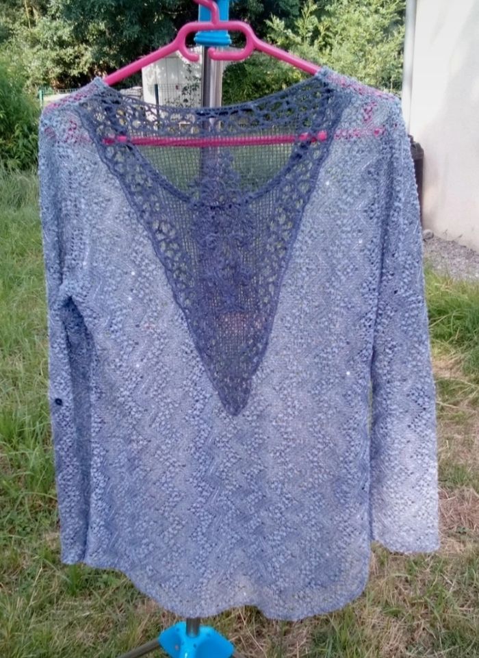 Pull ajouré de "Micky Made in Italy" - photo numéro 2