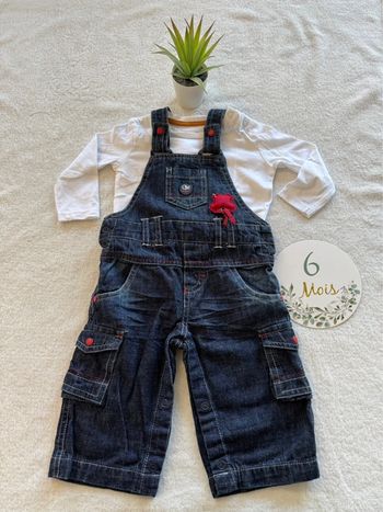 Ensemble salopette en jean