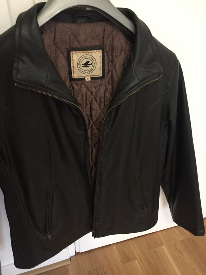 Veste faux cuir