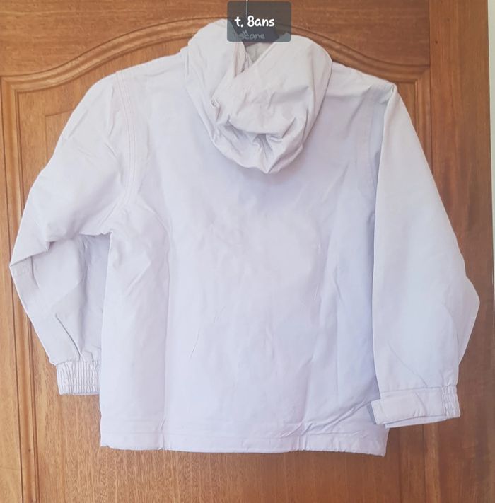Veste/parka  t.8ans rose pâle - photo numéro 2