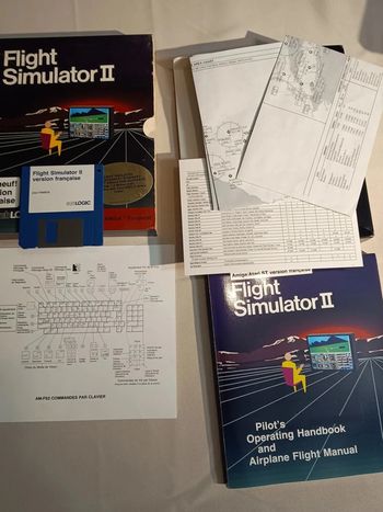 Jeu amiga flight simulator 2