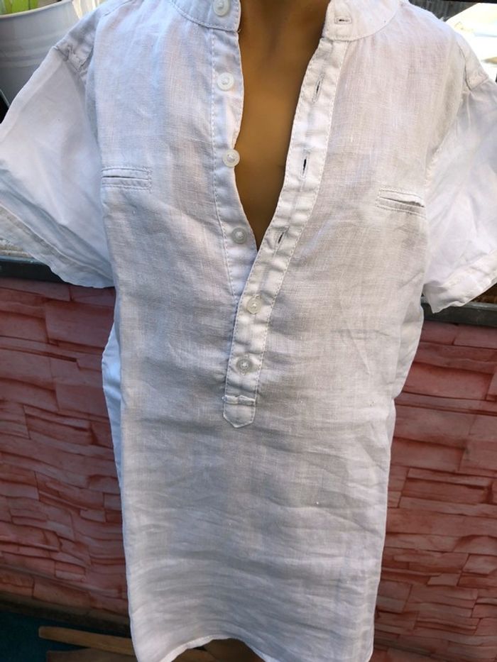 Chemise col mao#okaidi#taille 12 ans - photo numéro 2