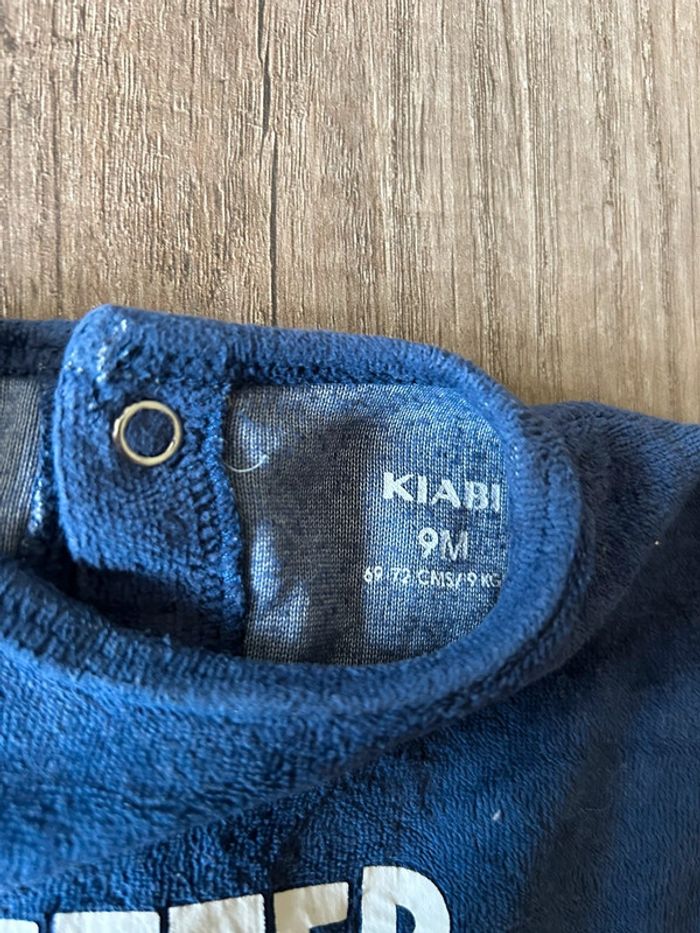 Lot 3 pyjamas velour 9 mois - photo numéro 7
