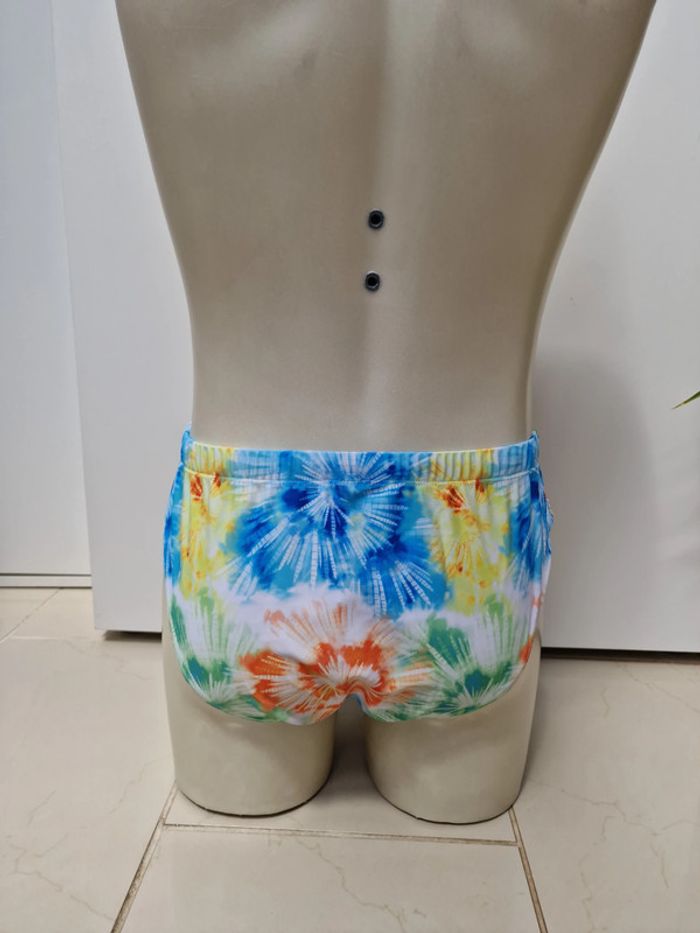 Slip De Bain Maillot De Bain Tie Dye Multicolore Taille XL - photo numéro 5