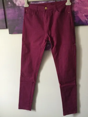 Jeans violet fuschia T38