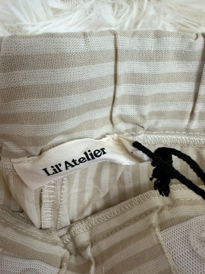 Short beige Lil Atelier taille 5 ans - photo numéro 4