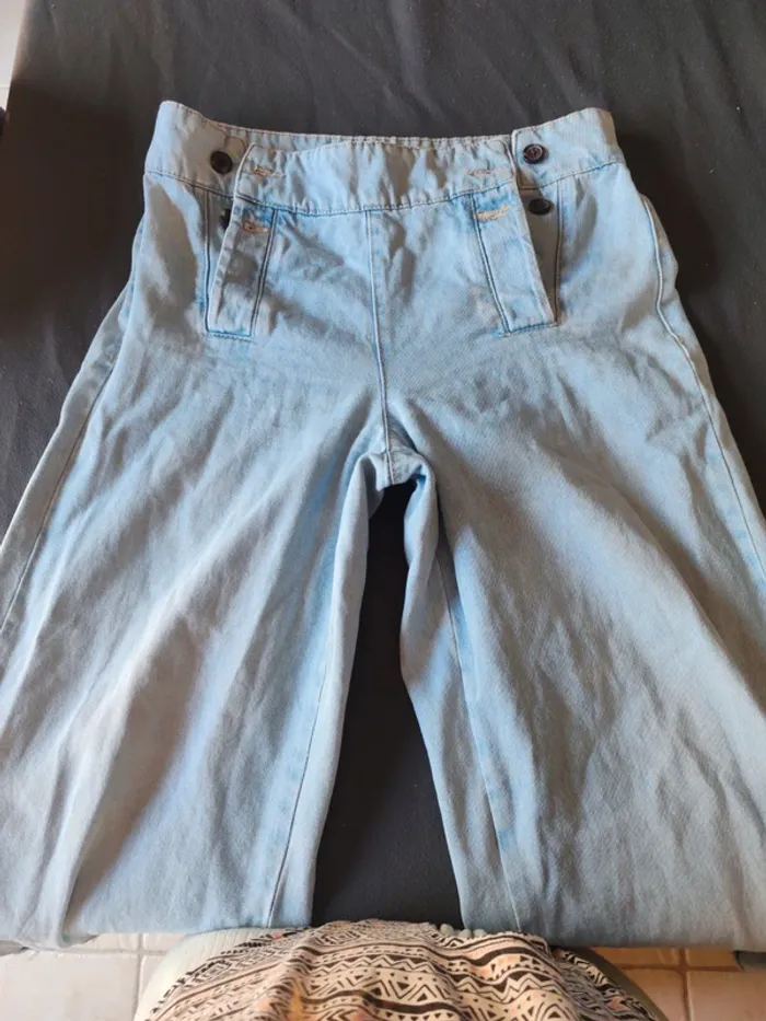 Jean's mom taille haute camaïeu