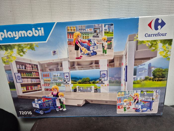 Coffret playmobil Supermarché Carrefour - photo numéro 2