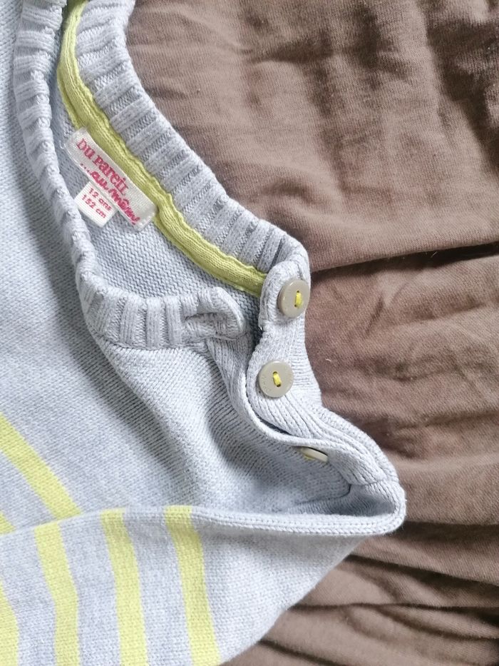 Pull fin coton DPAM garçon 12 ans - photo numéro 4