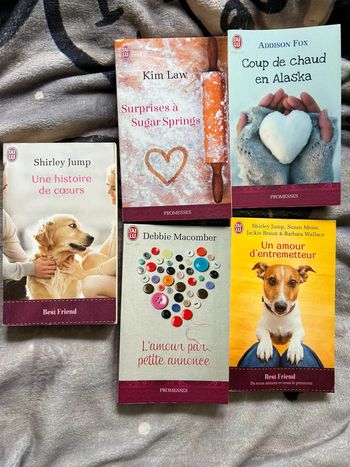 Lot de 5 romans collection Promesse