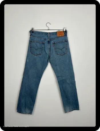Jean Levi's Homme 505 Regular Marine W32 L30 | Très Bon État NJ604