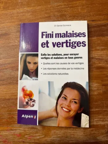 Livre, fini, malaise et vertiges