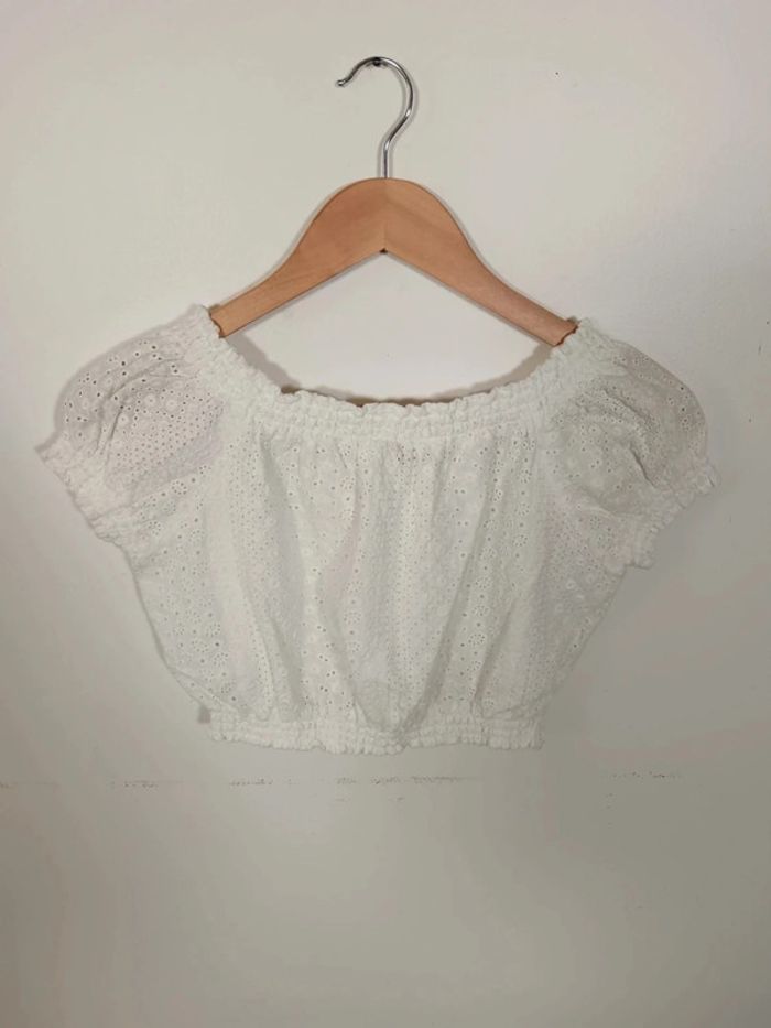 C4 top blanc H&M 36 - photo numéro 2