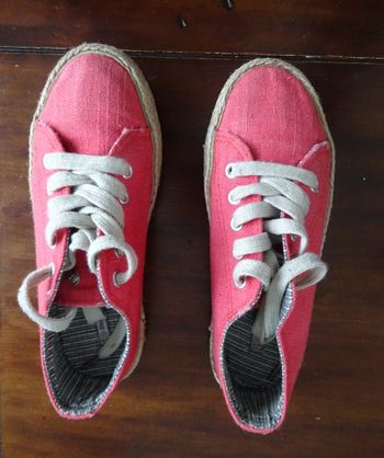 Chaussures en toile – Tennis toile roses Taille 33