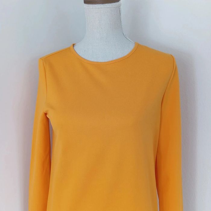 Robe Courte Shein Jaune Taille S à Manches Longues - photo numéro 6