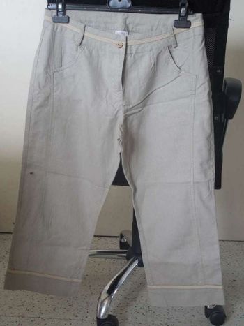 Pantalon beige, taille 42, marque Blanche Porte