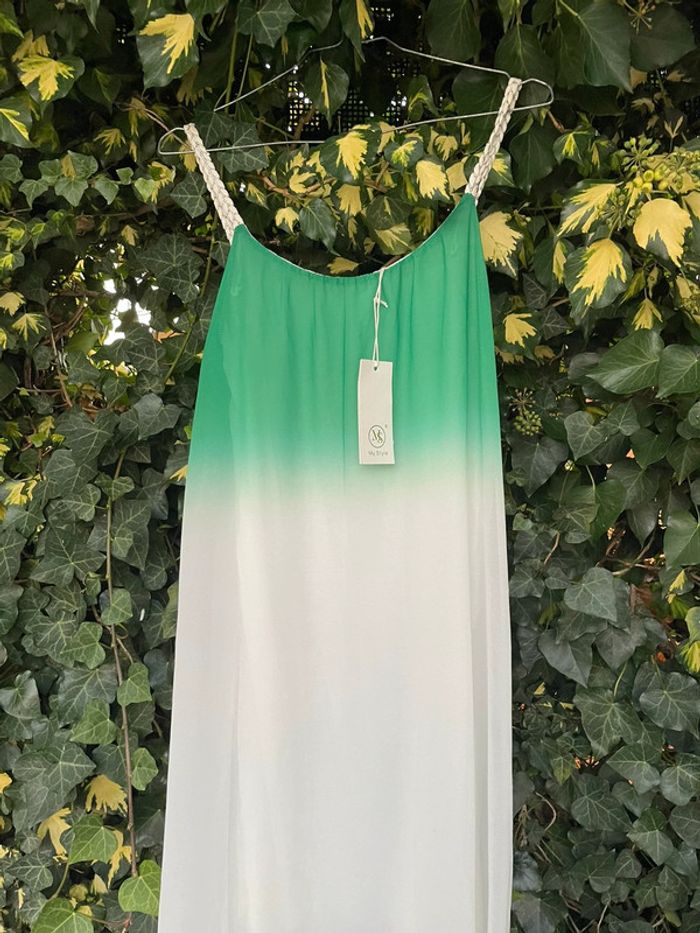 Longue robe fluide d’été