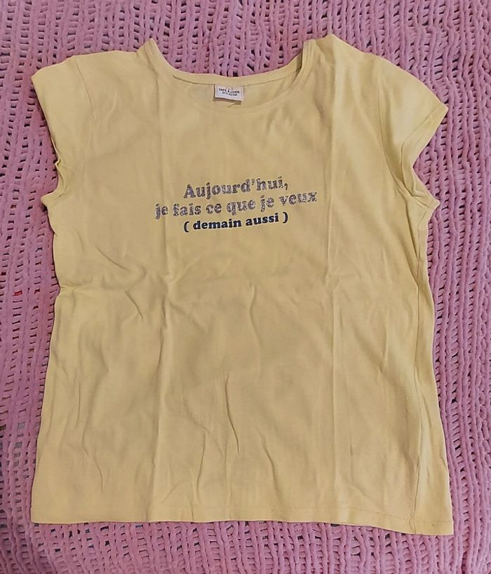 T shirt jaune