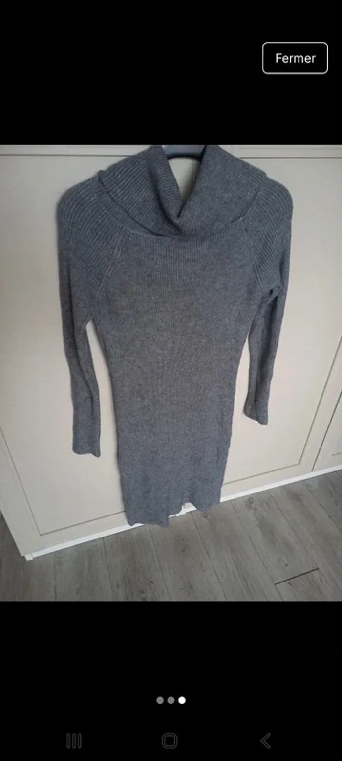 Robe pull grise - photo numéro 4