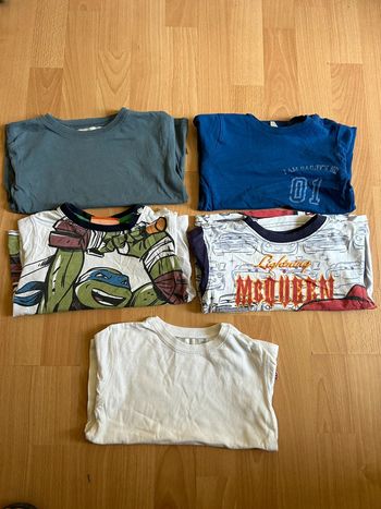 Lot de 5 T-shirts MC T. 3 ans garçon TBE