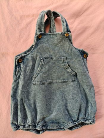 Salopette mixte Zeeman bleu 68 cm