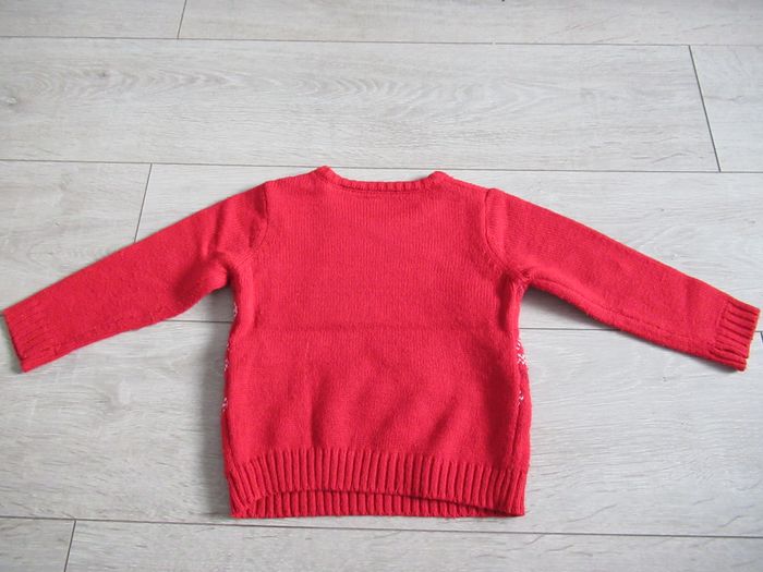 Pull en laine mickey de noël à pompons Taille 24 mois Disney - photo numéro 3