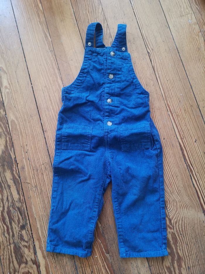 Salopette en velour côtelée