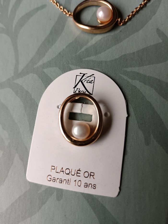 Parure plaqué or - photo numéro 2