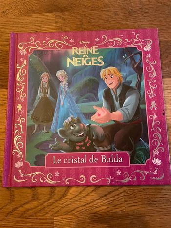 Livre Disney La reine des neiges Le cristal de Bulda