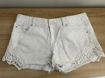 Short blanc taille 36