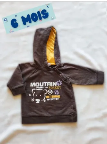 Sweat  à  capuche  6 mois