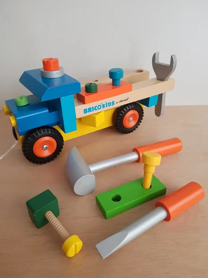 Janod Camion Brico'kids outils en bois bricolage - photo numéro 11