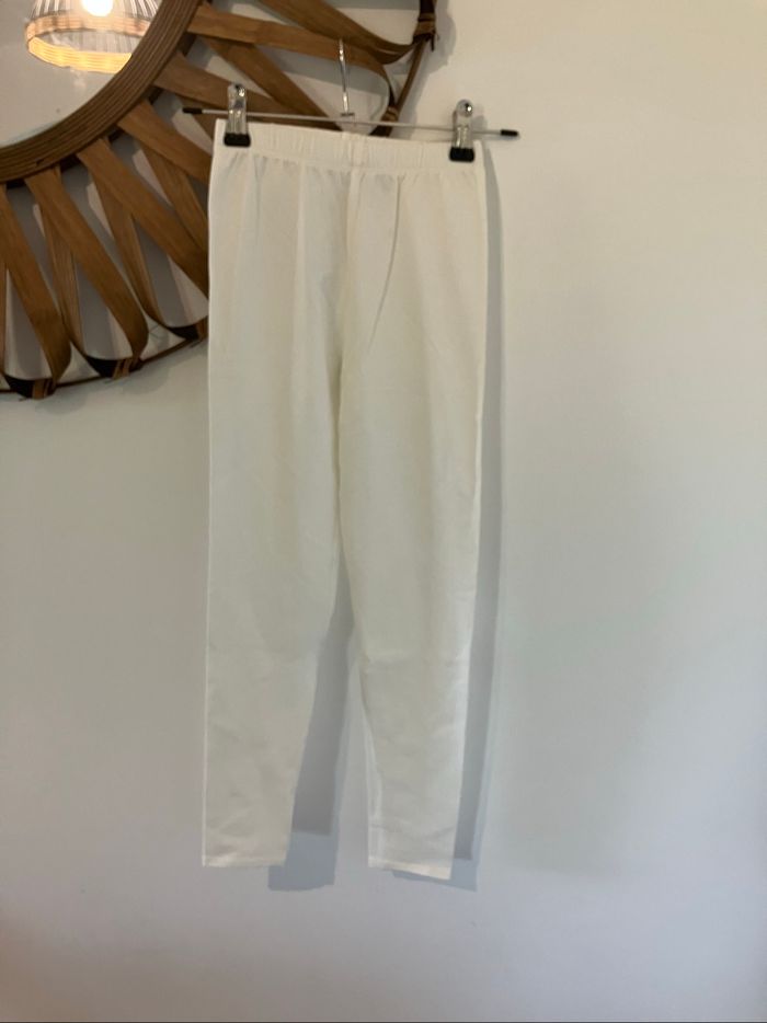 Legging blanc neuf 8 ans Vertbaudet