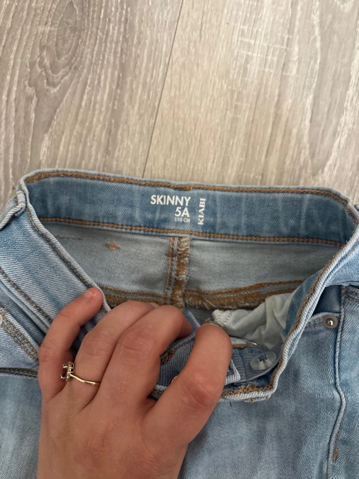 Lots de 2 jeans Kiabi, taille 5 ans - photo numéro 3