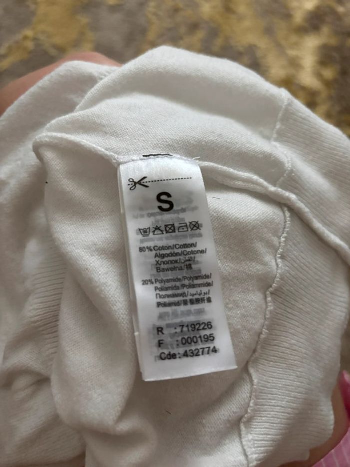 Pull col roulé blanc uni - photo numéro 3