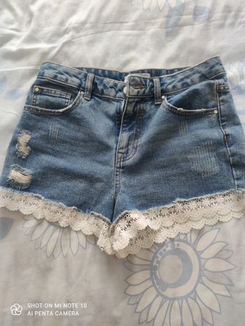 Short dentelle taille 38