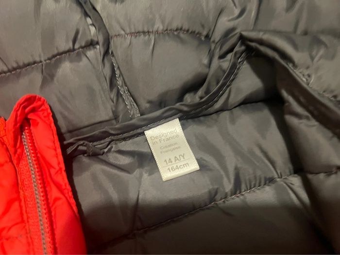 veste doudoune rouge - photo numéro 4