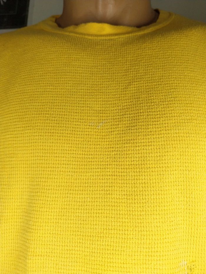 Col rond/crewneck/nid d'abeille ralph Lauren bear taille L - photo numéro 3