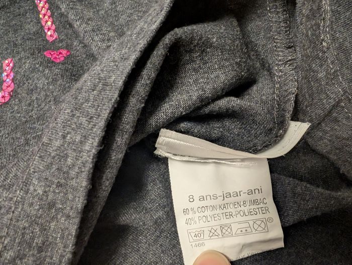 T-shirt Love fille 8 ans influx neuf sans étiquette - photo numéro 6