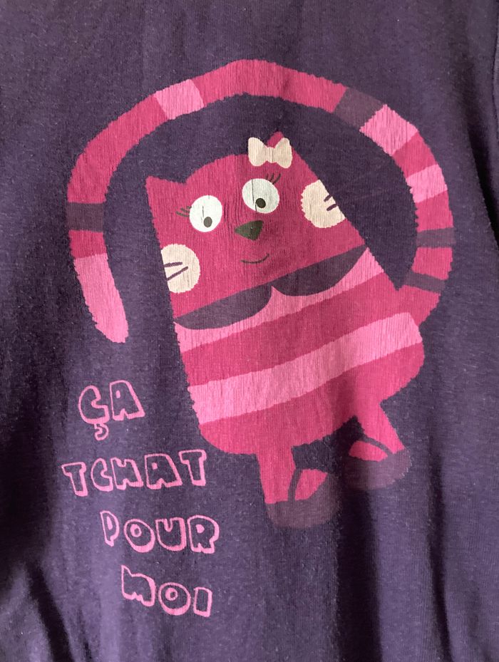 body imprimé chat taille 23 mois - photo numéro 2