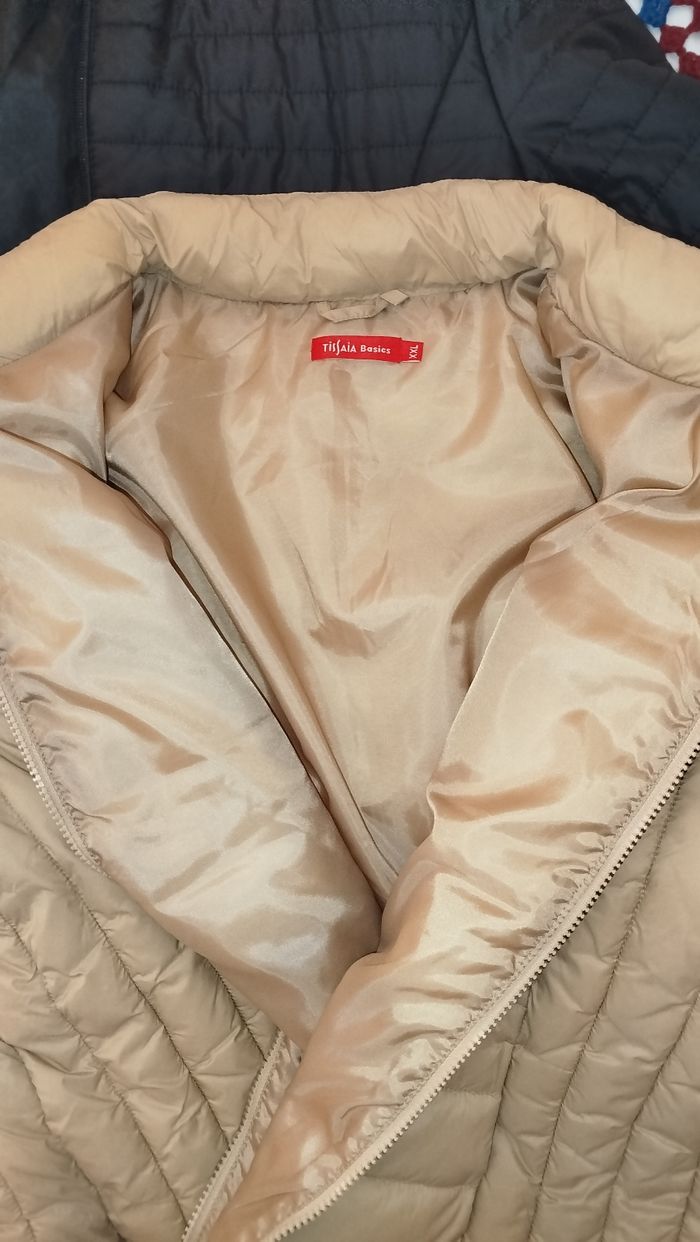 Doudoune beige Tissaia - photo numéro 2
