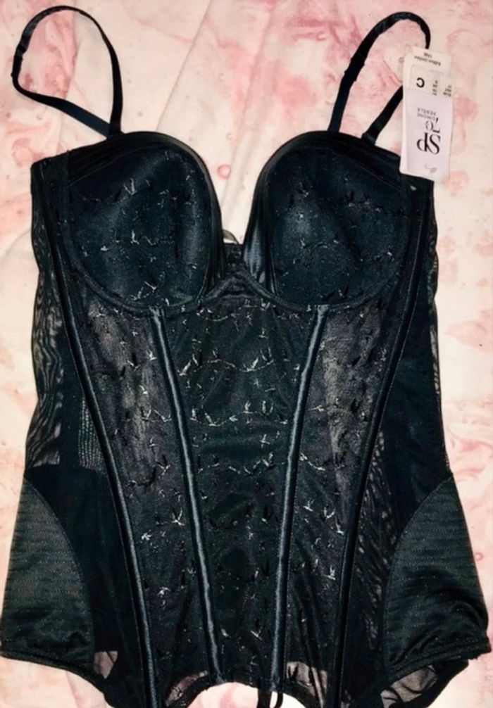Guêpière noir Simone perele 90c - photo numéro 4