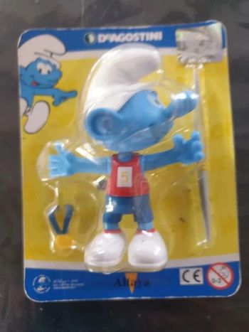 Figurine schtroumpfs altaya collection lanceur javelot