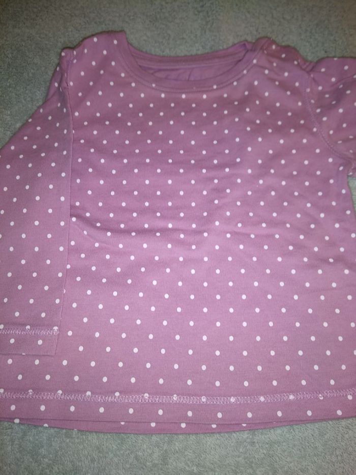 T-shirt manches longues bébé fille 6 mois