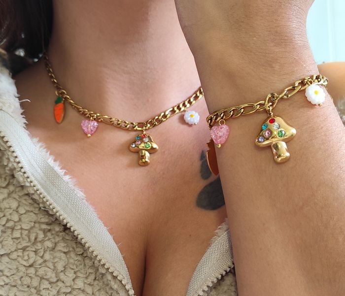 Collier champignon 🍄 ✅