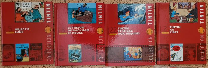 Lot articles Tintin - 5 DVD, 4 livres sur BD, 2 mini livres et un plumier - photo numéro 2