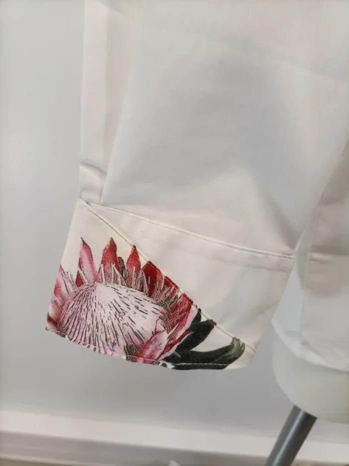 Chemise Gérard Darel Upcyclé - soie dahlia fleur - - photo numéro 9