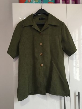 blazer court Taille 40 vert foncé